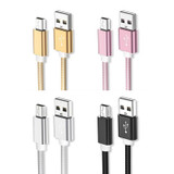 5 PCS Mini USB to USB A Woven Data / Charge Cable for MP3, Camera, Car DVR, Length:0.25m(Black)