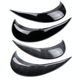 Headlight Eyebrow Modified Car Sticker For Volkswagen Beetle 2012-2018(Carbon Fiber Pattern)