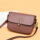 Ladies Texture Large Capacity Single Shoulder Crossbody Bag(Taro Purple)