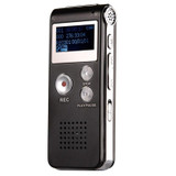 SK-012 16GB USB Dictaphone Digital Audio Voice Recorder with WAV MP3 Player VAR Function(Black)
