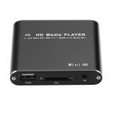 X9 HD Multimedia Player 4K Video Loop USB External Media Player AD Player(UK  Plug)