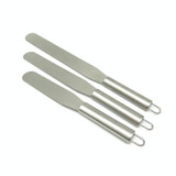 2 PCS Stainless Steel Straight Spatula Cream Scraper