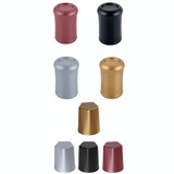6 PCS Bar Thickening Anti-skid Dice Cup, Style: Little Waist(Silver)