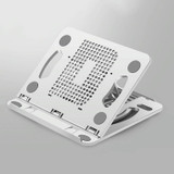 Foldable Laptop Desktop Heightening Cooling Bracket(White)