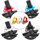 5 PCS Bicycle Accessories Quick Release Clip Road Bike Seatpost Clamp, Size: 34.9mm(Silver)