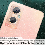 For OPPO A96 5G imak Integrated Rear Camera Lens Tempered Glass Film with Lens Cap