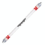 2 PCS Visual Spinning Pen Drop Resistant No Refill Rotary Pen Special(A7 Red)