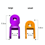 2 Pairs Shock Absorber Extender Height Extension for Motorcycle Scooter, Size: Small(Purple)