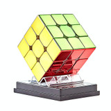 Electroplating Third-Order Magic Cube Educational Toys, Style: No Magnetic Version