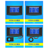 Peacefair English Version Multifunctional AC Digital Display Power Monitor, 100A (Open and Close CT)