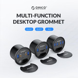 ORICO DESK-4U-BK 4 USB3.0 Port Multifunction Desktop Hub(Black)