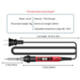 ANENG 60W Adjustable Temperature Electric Soldering Iron Welding Tool, US Plug(SL102)