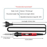 ANENG 60W Adjustable Temperature Electric Soldering Iron Welding Tool, EU Plug(SL102)