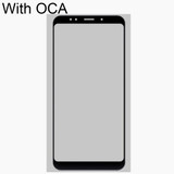 Front Screen Outer Glass Lens with OCA Optically Clear Adhesive for Xiaomi Redmi 5 Plus(Black)