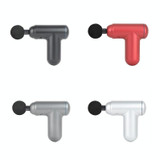 J12A Mini Vibrating Massage Button Type Fascia Gun, Specification: Red