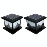 Outdoor Doorpost Waterproof Solar Landscape Light(Mountain)