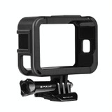 PULUZ Frame Expansion PA Cage with Side Interface Cover for GoPro HERO12 Black /11 Black /10 Black /9 Black(Black)