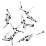 100 PCS Charging Port Screws for iPhone 13 mini (Silver)