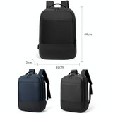 cxs-618 Multifunctional Oxford Laptop Bag Backpack (Black)