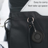 2 PCS Tracker Silicone Protective Case For Samsung Galaxy SmartTag(Black)