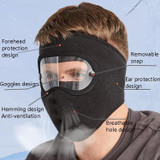 2 PCS XBG-9123 Pellets Riding Windproof HD Goggles Anti-Fog Mask(Pink)