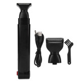B7 2-in-1 USB Rechargeable Electric Shaver Back Shaver(Black)