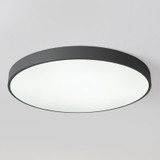 Macaron LED Round Ceiling Lamp, 3-Colors Light, Size:40cm(Grey)
