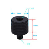 4 PCS Screw Adapter A30 M5 Female to 1/4 Male Screw