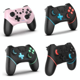 Wireless Bluetooth Gamepad With Macro Programming For Switch Pro, Product color: Pink