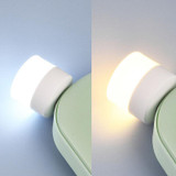 5 PCS 1W USB Power LED Eye Protection Mini Night Light(Warm Light)