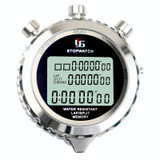 YS Metal Stopwatch 3 Rows Display Running Training Electronic Timers, Style: YS-5120 120 Memories