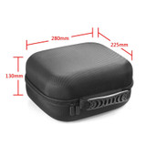 For MEDISANA Cervical Spine Massager Handbag Storage Box(Black)