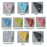 14 PCS Student Test Paper Storage Triangle Book Edge Clip(Solid Black)