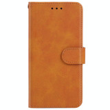 Leather Phone Case For HTC U20 5G(Brown)