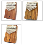 PURM Kalimba Thumbs Piano Beginner Piano Portable Musical Instrument, Color: 17-tone Acacia Wood