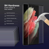 For Samsung Galaxy S21 Ultra 1pc ENKAY 0.26mm 3D Curved Full Hot Bending Tempered Glass Film
