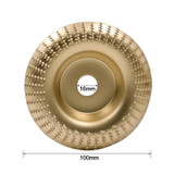 Woodworking Sanding Plastic Stab Discs Hard Round Grinding Wheels For Angle Grinders, Specification: 100mm Golden Curved