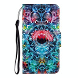 For Xiaomi Redmi Note 11 Global 3D Colored Drawing Horizontal Flip Leather Phone Case(Mandala)