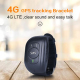 RF-V48 4G Waterproof Anti-lost GPS Positioning Smart Watch, Band B for North America, South America, Australia (Black)