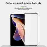 For Xiaomi Redmi Note 11 Pro / Note 11 Pro+ PINWUYO 9H 3D Curved Full Screen Explosion-proof Tempered Glass Film(Black)