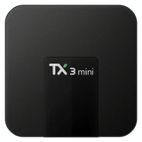 TX3 Mini 4K*2K Display HD Smart TV BOX Player with Remote Controller, Android 7.1 OS Amlogic S905W up to 2.0 GHz, Quad core ARM Cortex-A53, RAM: 2GB DDR3, ROM: 16GB, Supports WiFi & TF & AV In & DC In, US Plug(Black)