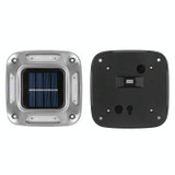 8 LED Solar Wall Lamp Outdoor Stainless Steel Buried Light(Warm Light)