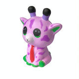 2 PCS TTPU1100 Cartoon Cute Slow Rebound Sika Deer Decompression Toy(Purple)