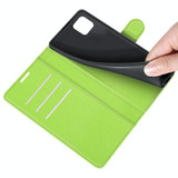 For Motorola Moto G50 5G Litchi Texture Horizontal Flip Protective Case with Holder & Card Slots & Wallet(Green)