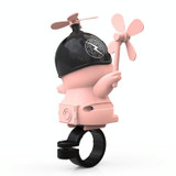 2 PCS SMCP23564 Motorcycle Modified Pull-Up Pig Helmet Decoration Accessories(Pink Ordinary)
