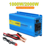 LVYUAN  2000W Car Home Pure Sine Wave Solar Inverter, Specification: 12V To 220V UK Plug