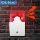 LY-103 Sound And Light Alarm Emergency Call For Help Connection Type Alarm, Specification: 12V (Red)