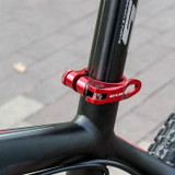 GUB CX-49 34.9mm Aluminum Ultralight Bicycle Seat Post Clamp(Titanium Color)