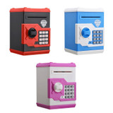 Password Safe Deposit Box Children Automatic Savings ATM Machine Toy, Colour: White Pink