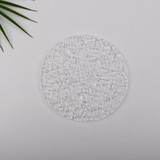 Round Diameter 15cm Acrylic Texture Background Board Photo Props Decorative Geometric Ornaments(Water Ripple)